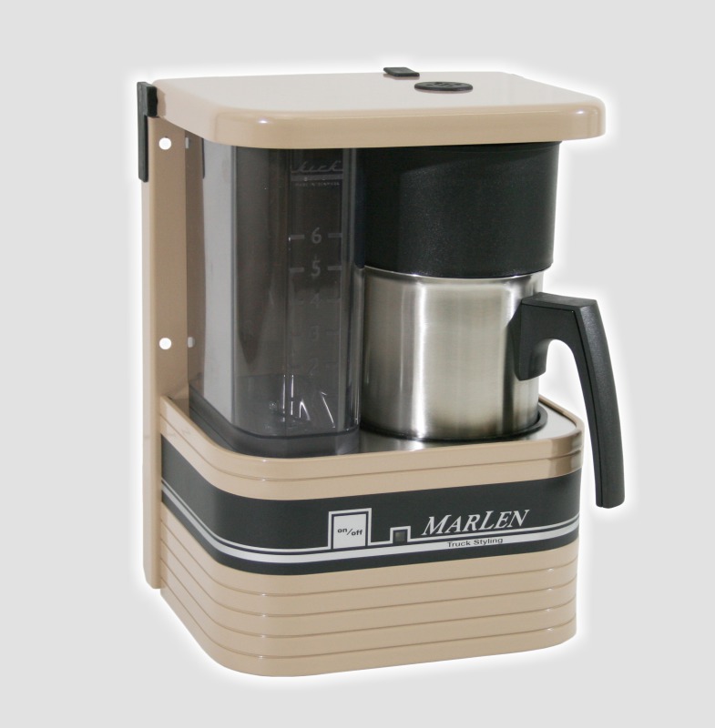 Kirk-Kaffeemaschine 6T Beigebraun DeLuxe 24V